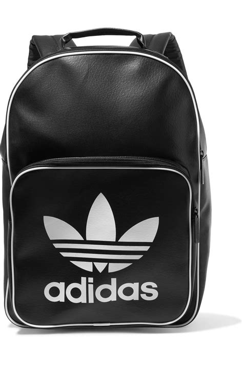 adidas fake leather backpack